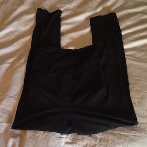 Black maternity leggings